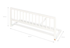 Barrière de lit « Classic », peinte en blanc