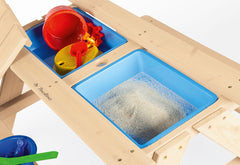 Ensemble de sièges pour enfants « Matsch-Nicki pour 4 », naturel