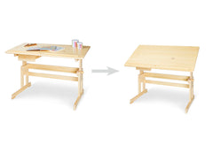 Bureau pour enfant "Lena", laqué transparent