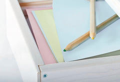 Bureau pour enfant "Lena", blanc émaillé