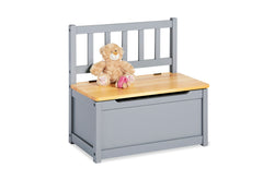 Banc coffre enfant "Fenna", gris/naturel
