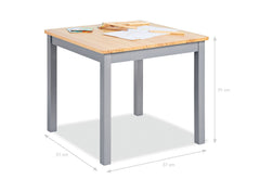 Ensemble de sièges pour enfants "Fenna", gris/naturel, 3 pièces.