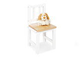 Chaise enfant « Fenna », blanc/naturel