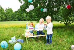 Ensemble siège enfant « Nicki pour 4 », vert