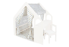 Toit en tissu pour maisonnette « Thilda », design « Little Speedsters »