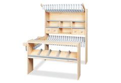 Étal de marché « Lucy », gris