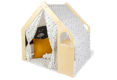 Toit en tissu pour maisonnette « Thilda », design « Little Speedsters »