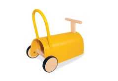 Trotteur et porteur « Enzo », jaune