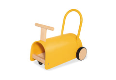 Trotteur et porteur « Enzo », jaune