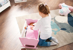 Berceau de poupée « Jasmin », 4 pièces