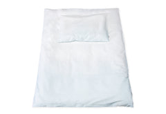 Parure de lit réversible en percale pour lit enfant « Running Stars », bleu clair, 2 pièces.