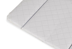 Matelas à langer aspect matelassé, gris