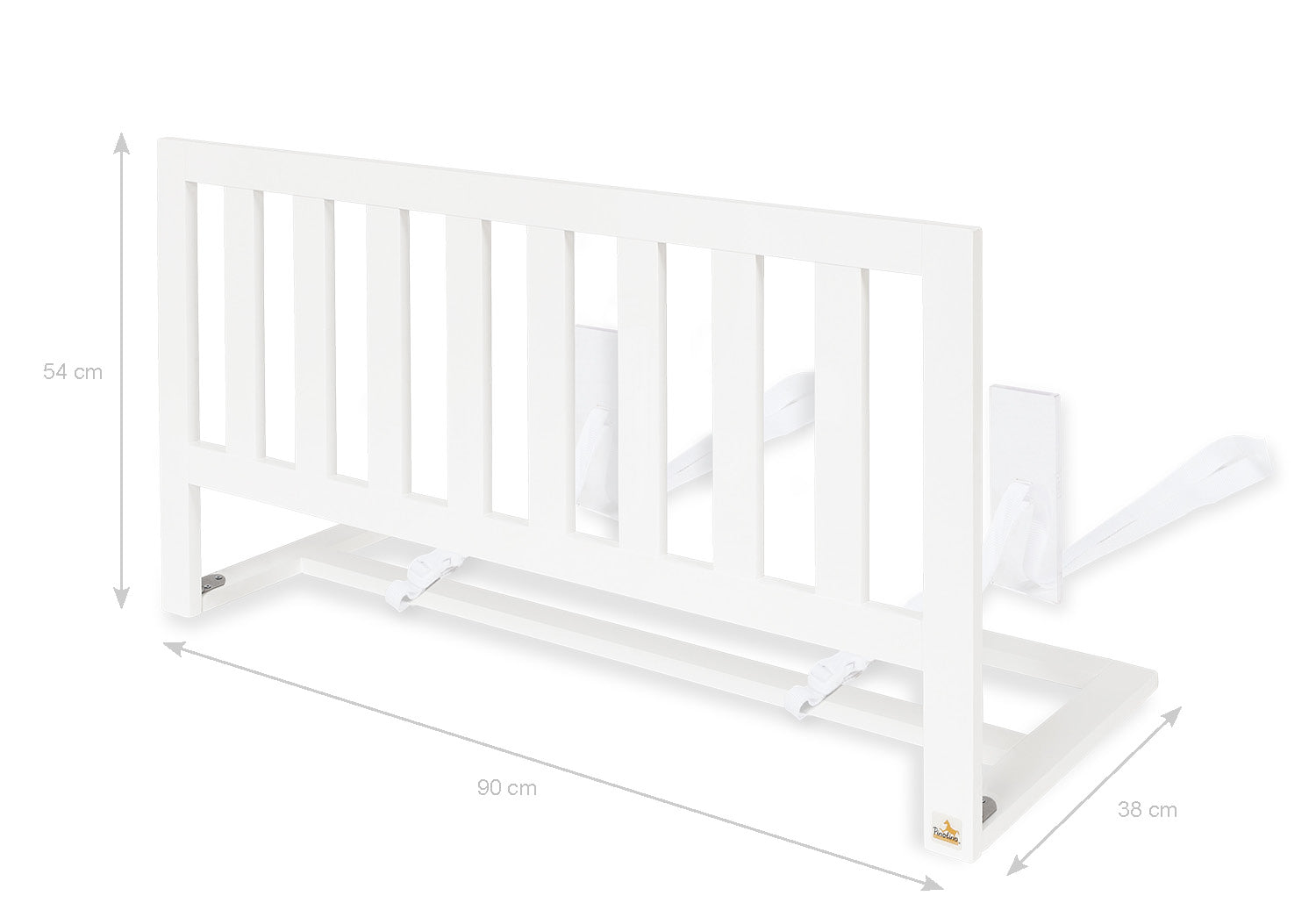 Barrière de sécurité pour sommier tapissier « Classic », blanc mat
