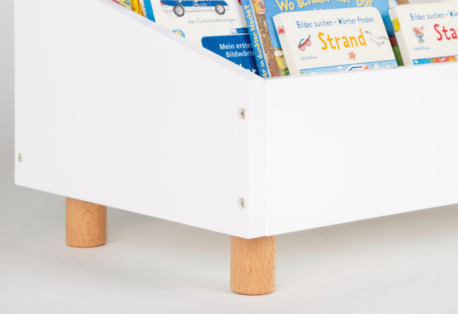 Bibliothèque pour enfants « Ando », blanche