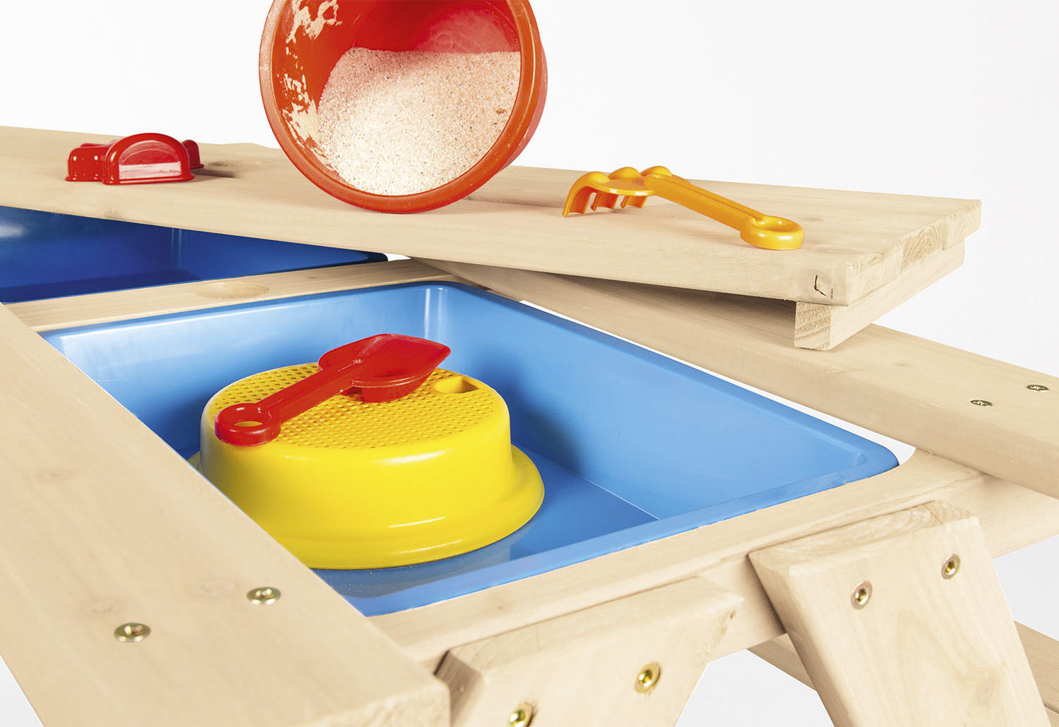 Ensemble de sièges pour enfants « Matsch-Nicki pour 4 », naturel
