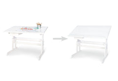 Bureau pour enfant "Lena", blanc émaillé