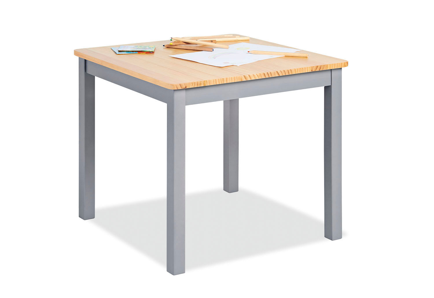 Ensemble de sièges pour enfants "Fenna", gris/naturel, 3 pièces.