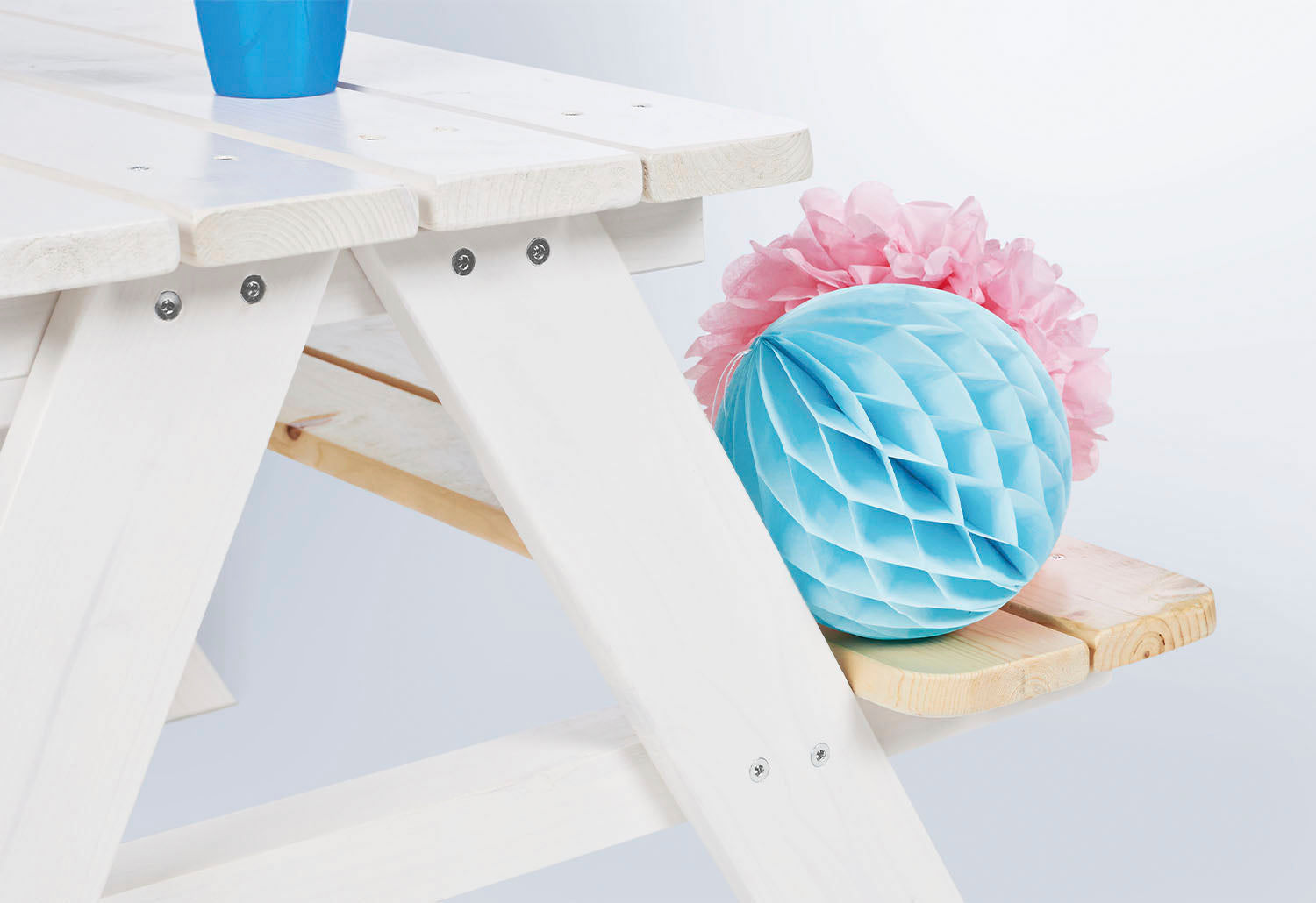 Ensemble de sièges pour enfants « Nicki pour 4 », blanc