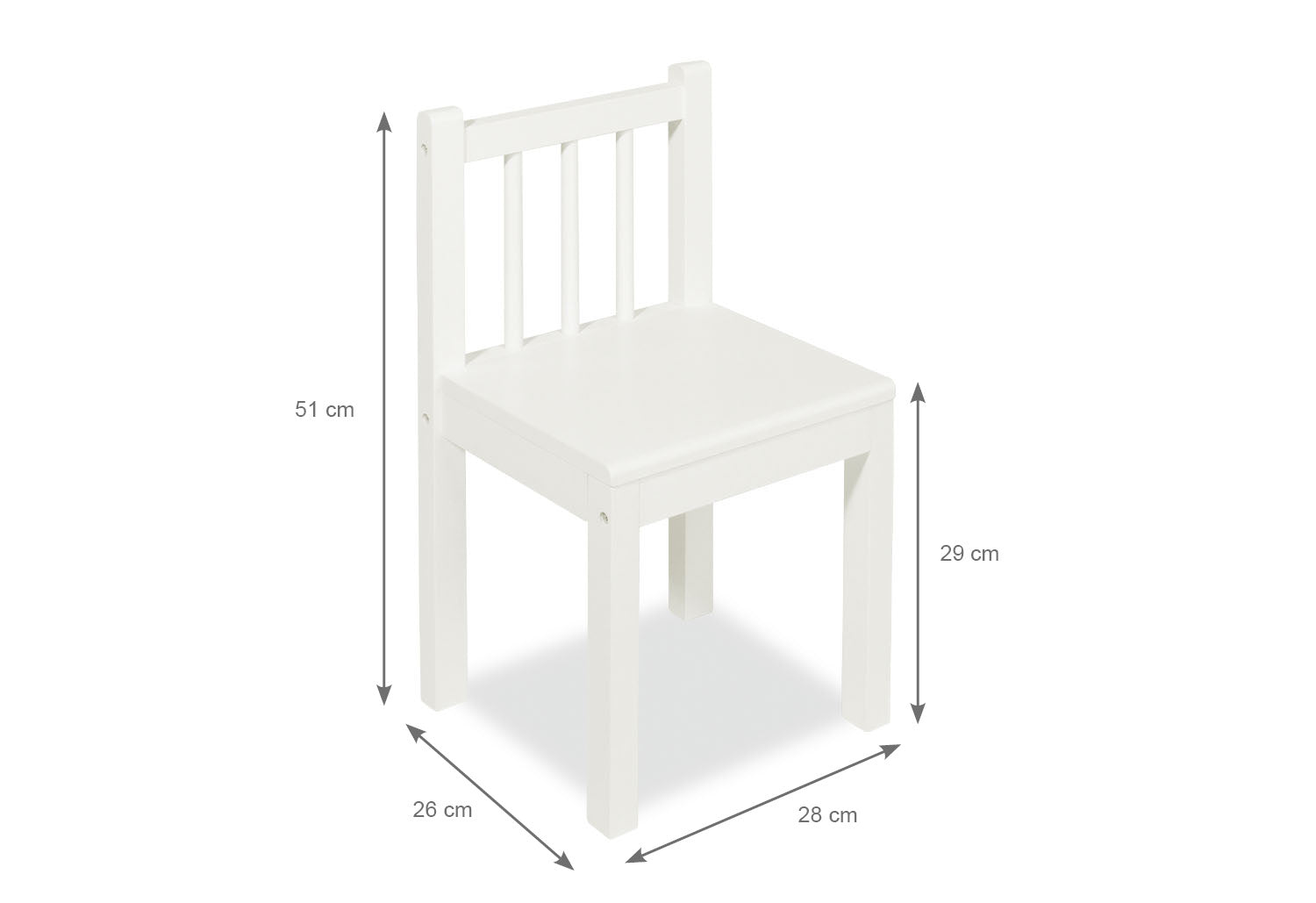 Chaise enfant « Linnea », blanche