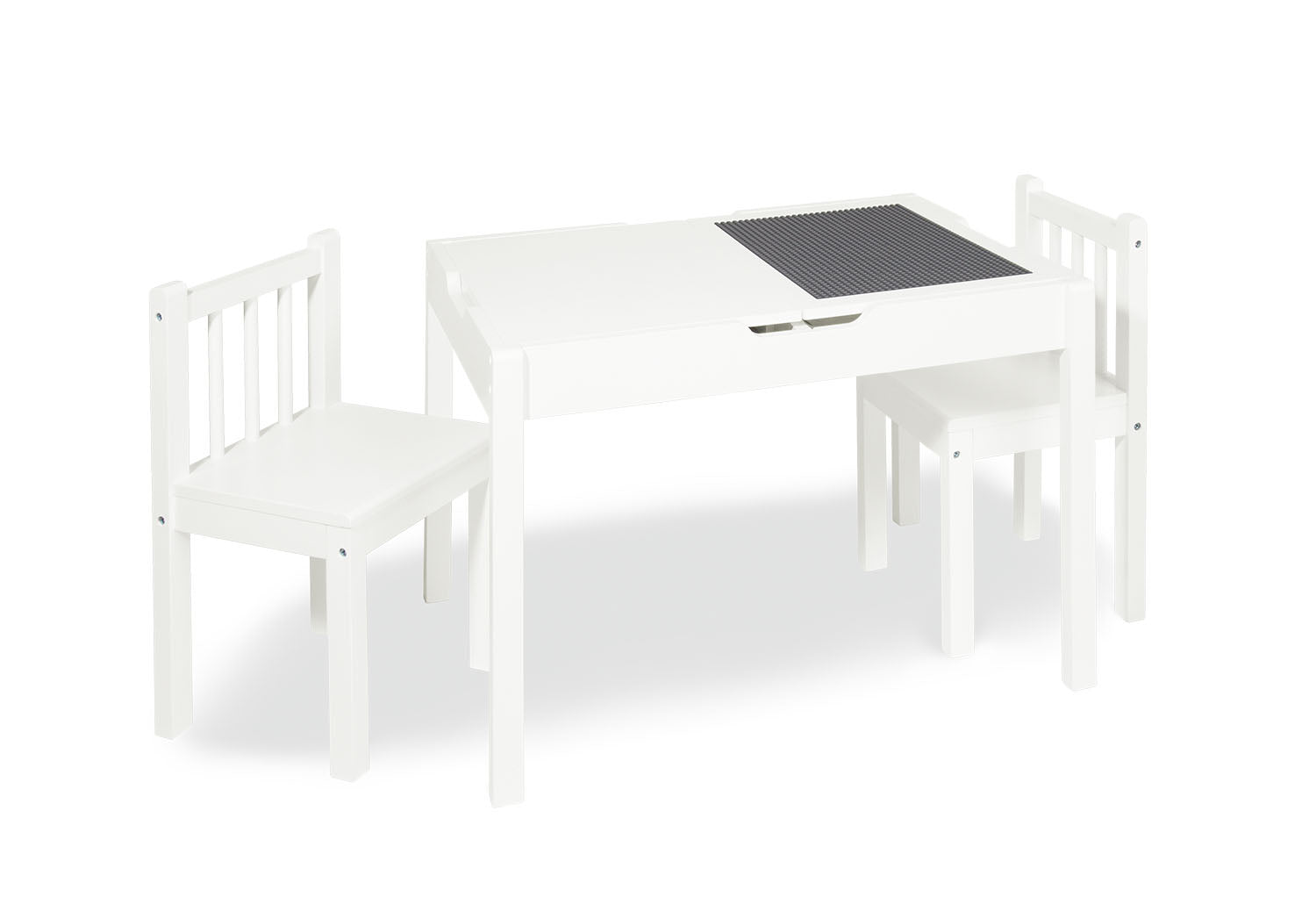 Ensemble de sièges pour enfants « Linnea », blanc, 3 pièces