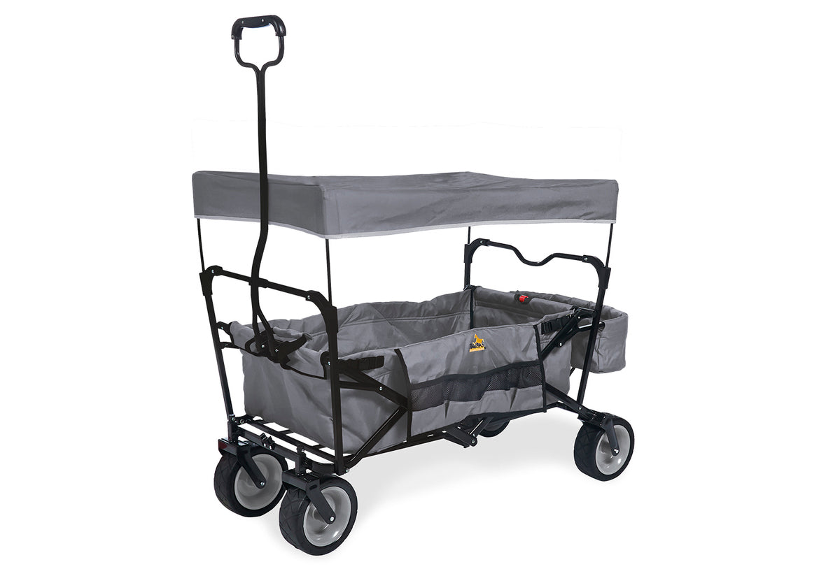 Chariot à bras pliable « Paxi », gris