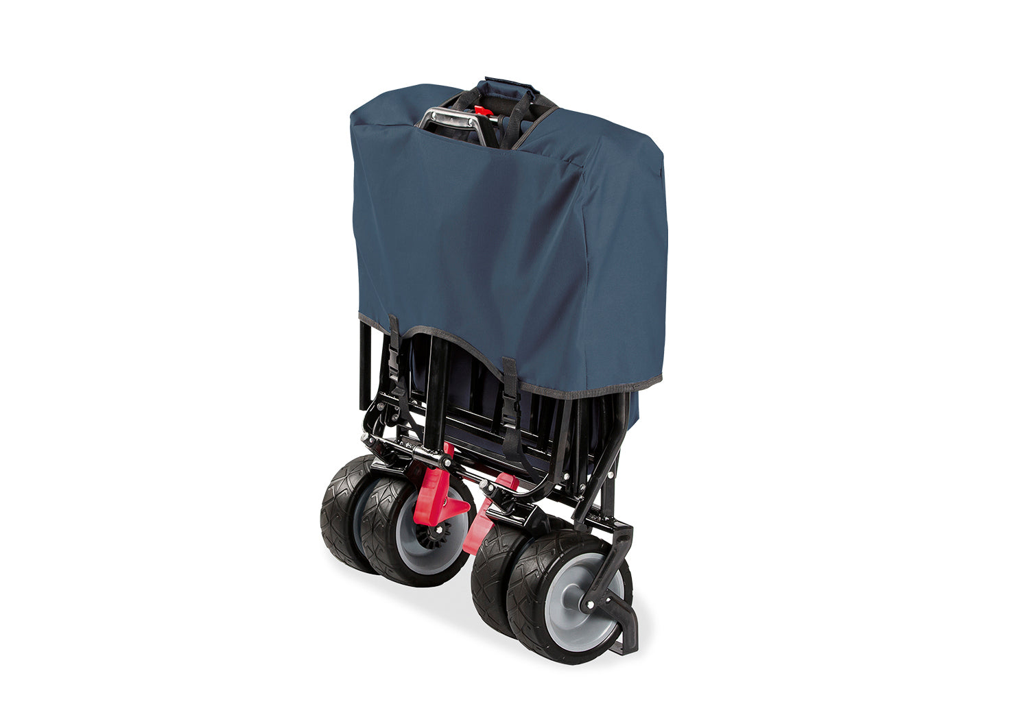 Chariot pliant « Paxi dlx Comfort » avec frein, bleu marine