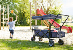 Chariot pliant « Paxi dlx Comfort » avec frein, bleu marine