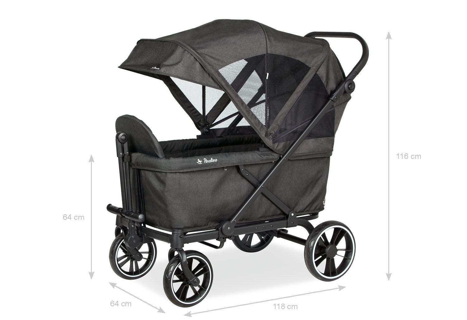 Chariot à main pliable « Cruiser Premium », accessoires inclus