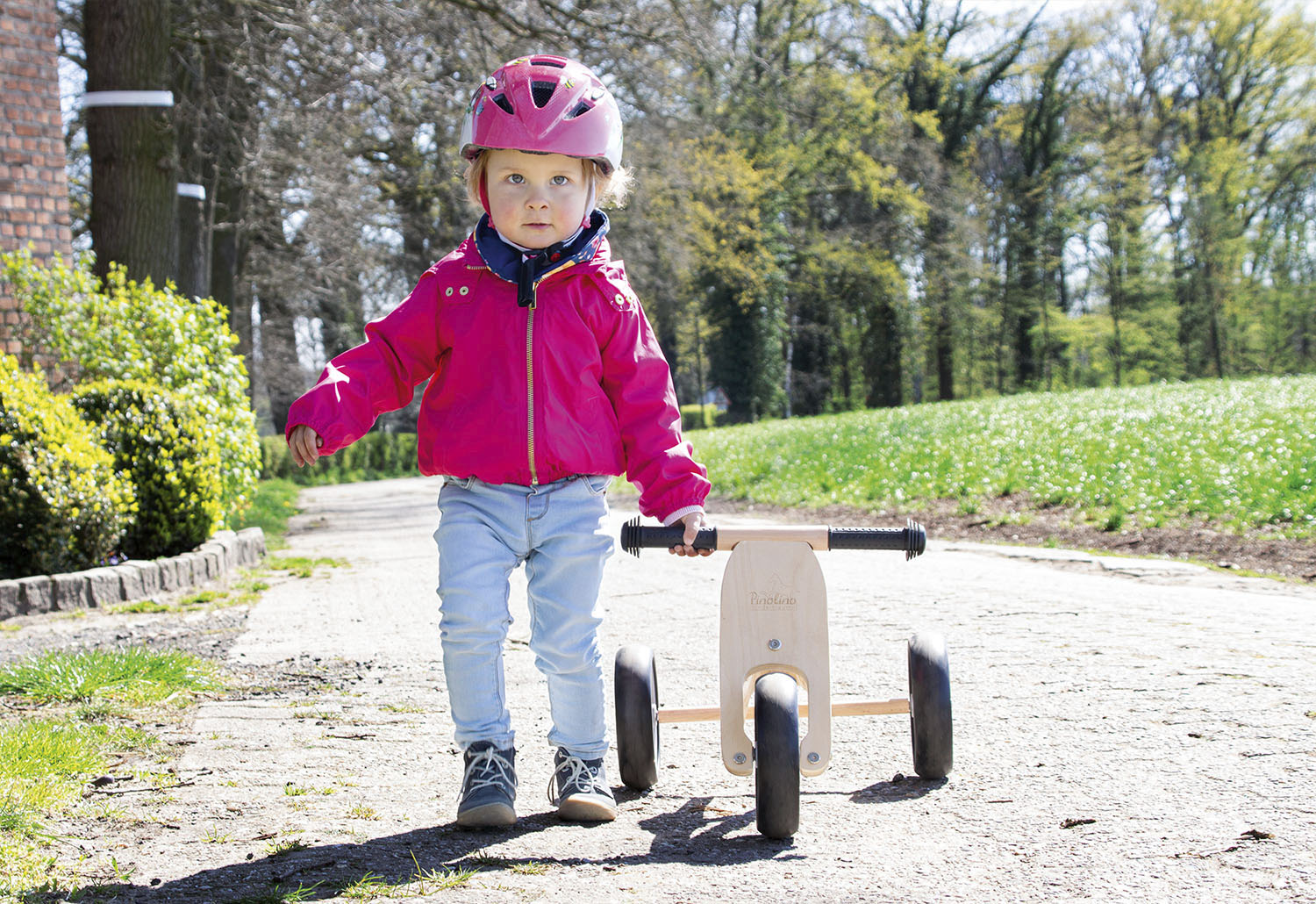 Mini tricycle d'équilibre « Charlie », naturel