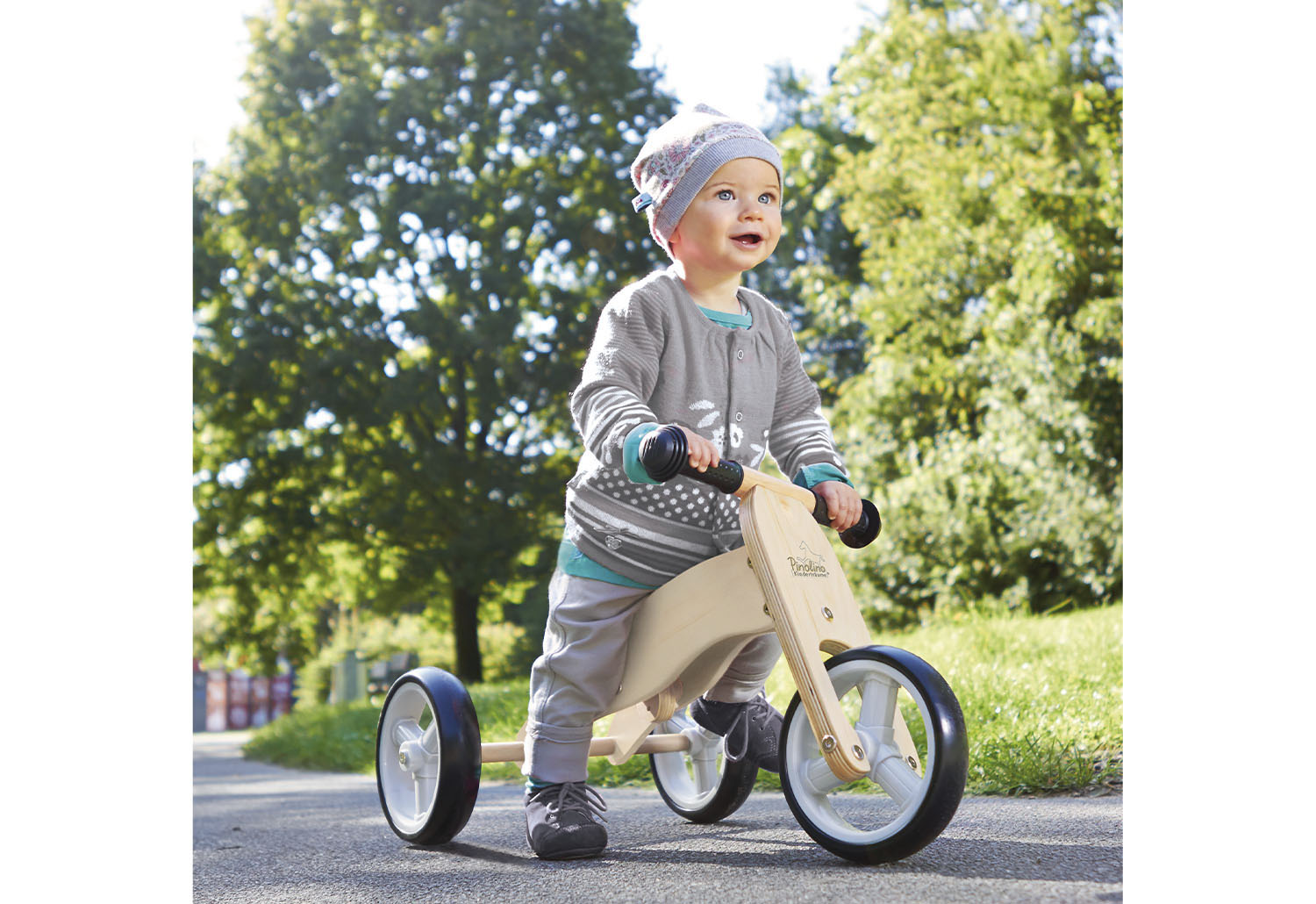 Mini tricycle d'équilibre « Charlie », naturel
