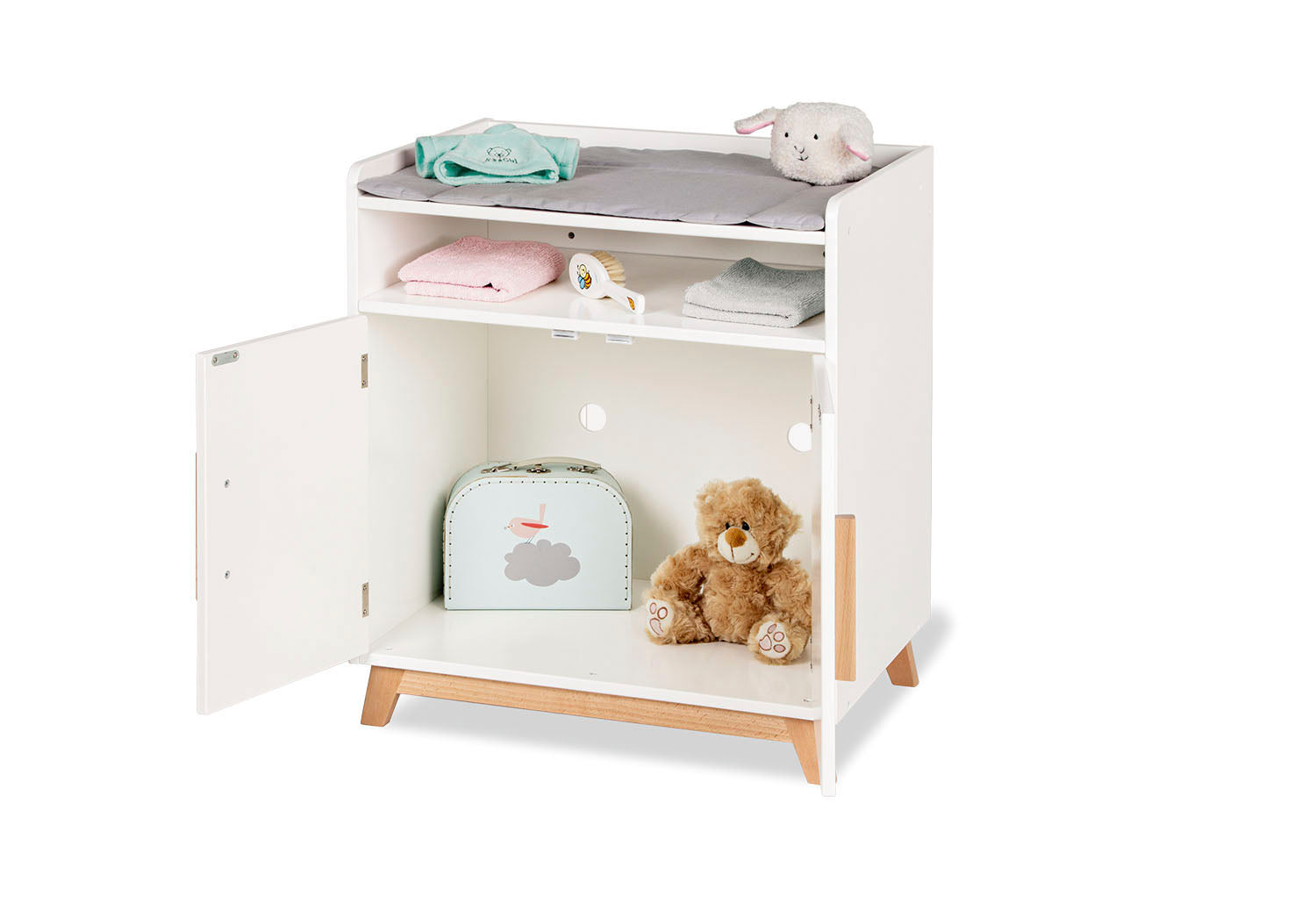 Table à langer pour poupée « Marit », 2 pièces