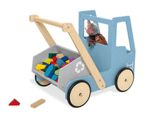 Trotteur « Camion benne Fred », bleu