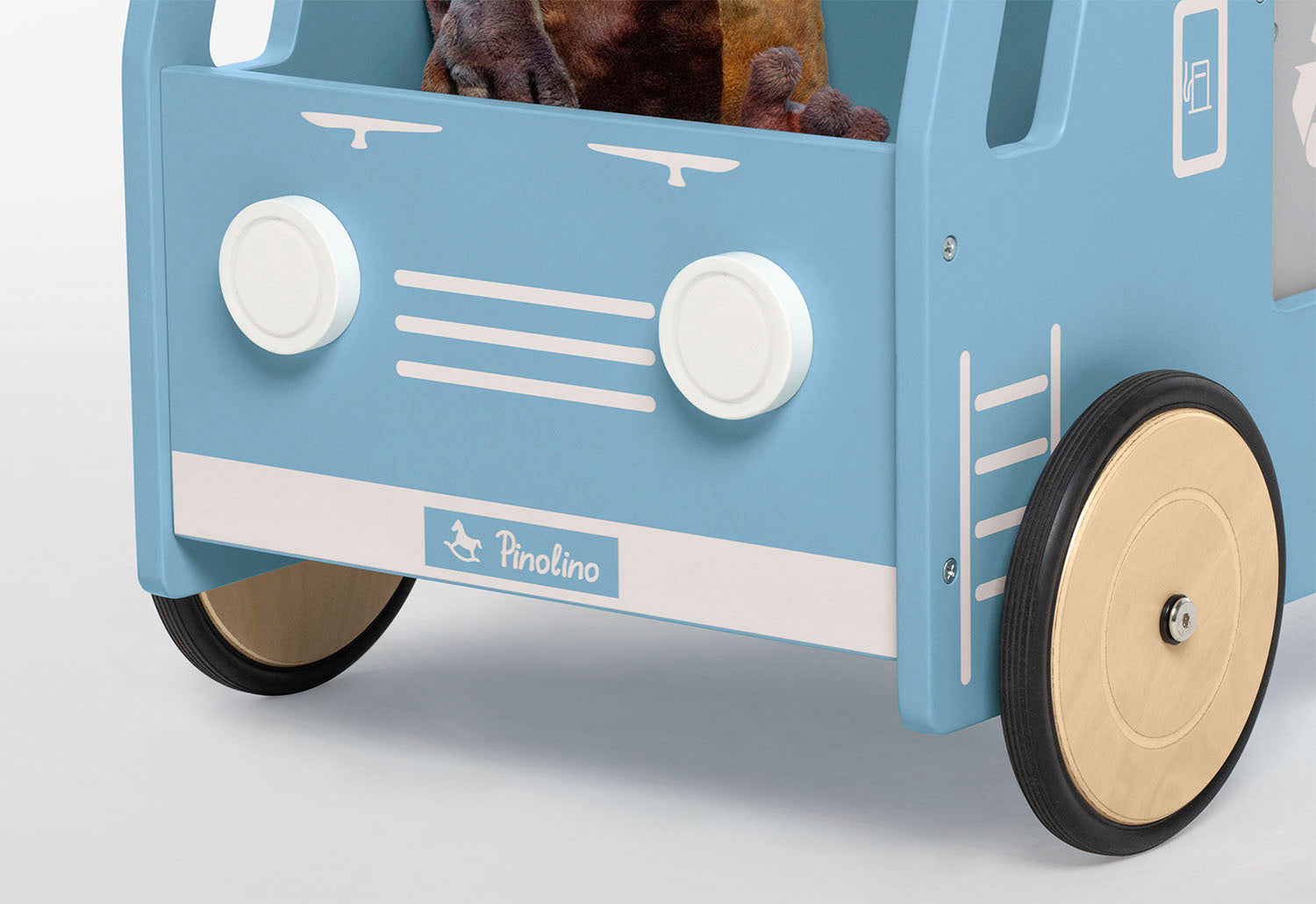Trotteur « Camion benne Fred », bleu