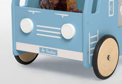 Trotteur « Camion benne Fred », bleu
