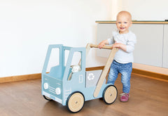 Trotteur « Camion benne Fred », bleu