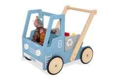 Trotteur « Camion benne Fred », bleu
