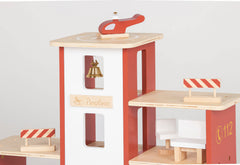 Caserne de pompiers « Ben » avec accessoires
