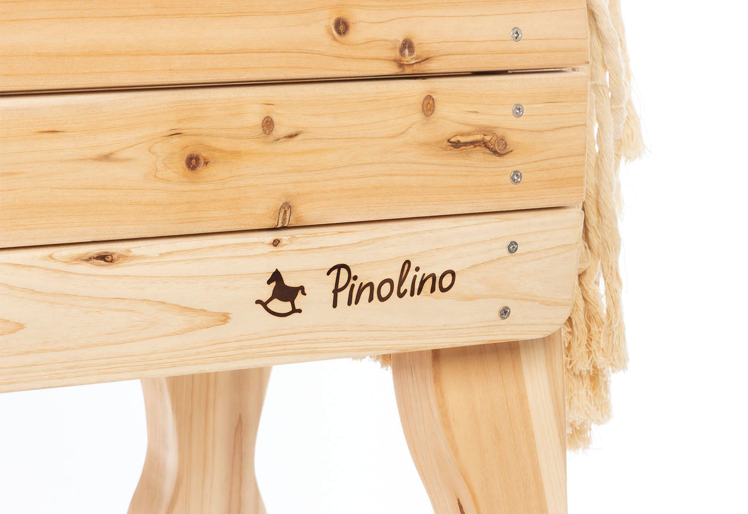 Cheval en bois « Niels », naturel