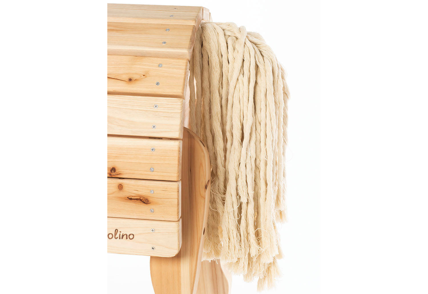 Cheval en bois « Niels », naturel