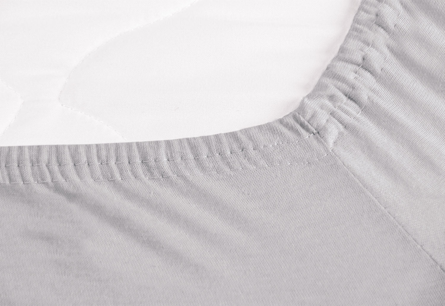 Draps-housses en jersey pour lits d'enfants en pack double, blanc