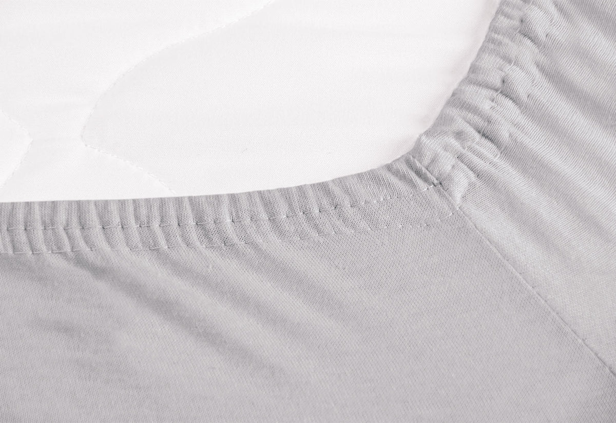 Drap-housse en jersey pour berceaux, lits bébé et poussettes, gris