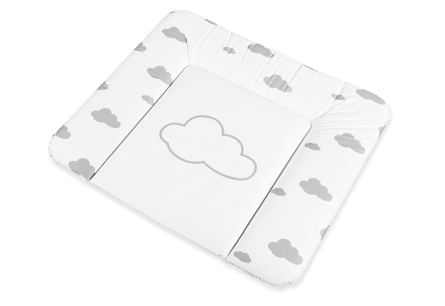 Matelas à langer « Nuages ​​», gris