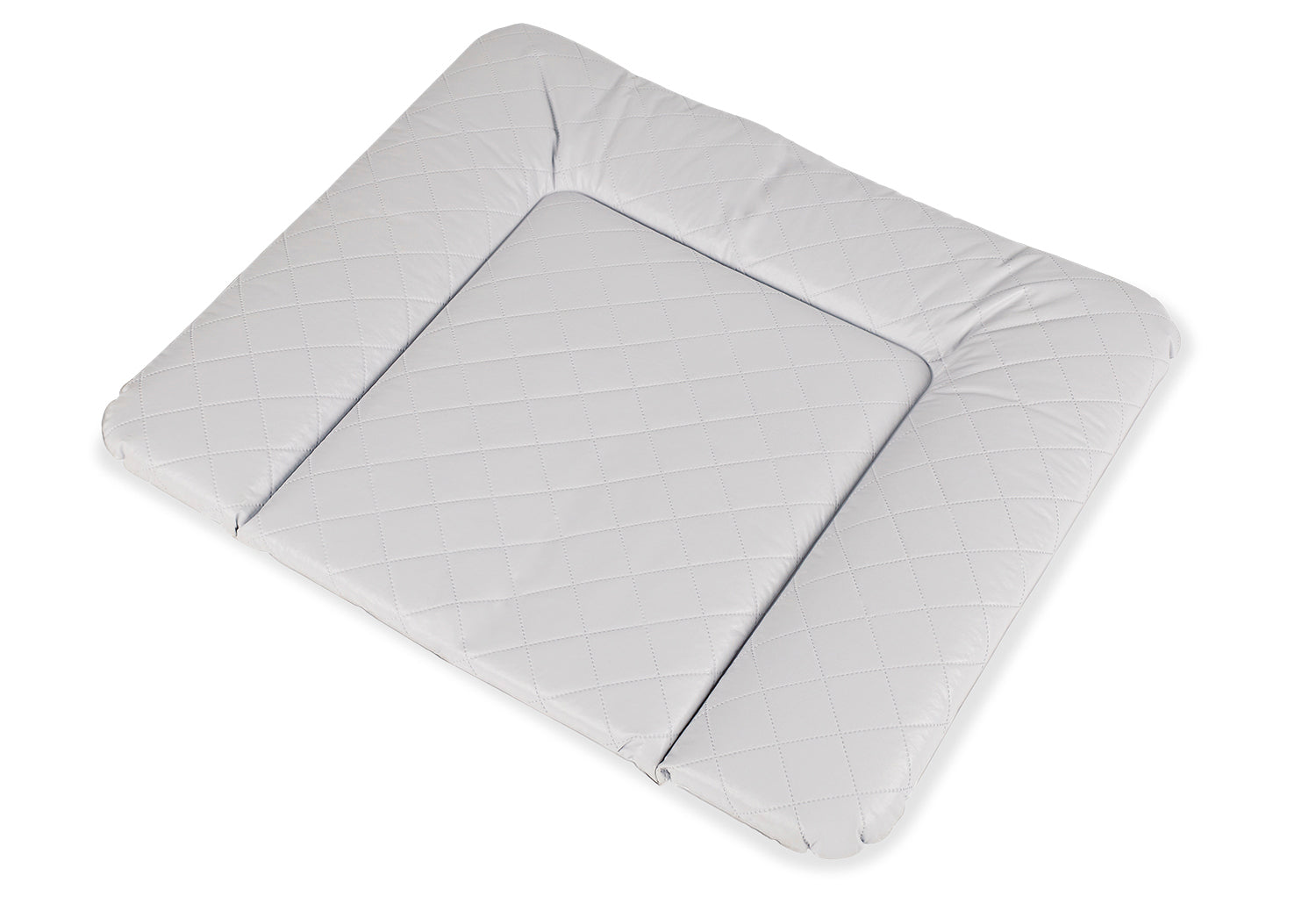 Matelas à langer aspect matelassé, gris